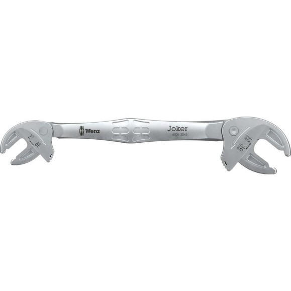 Двусторонний рожковый ключ с самонастройкой WERA 6006 Joker XS/S 7; 8; 9; 10 мм x 1/4; 5/16; 3/8 x 10; 11; 12; 13 мм x 7/16; 1/2 x 161 мм WE-020330 Двусторонний рожковый ключ с самонастройкой WERA 6006 Joker XS/S 7; 8; 9; 10 мм x 1/4; 5/16; 3/8 x 10; 11; 12; 13 мм x 7/16; 1/2 x 161 мм WE-020330