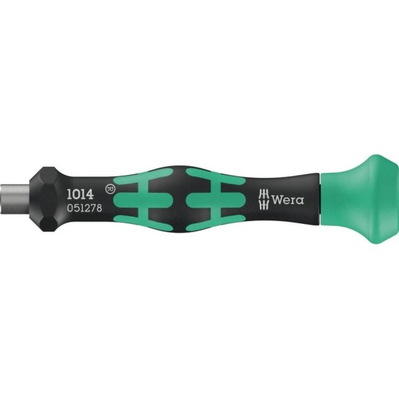 Отвёртка-битодержатель WERA для 4 мм бит 1014 Kraftform Micro, 4 мм x 80 мм WE-051278
