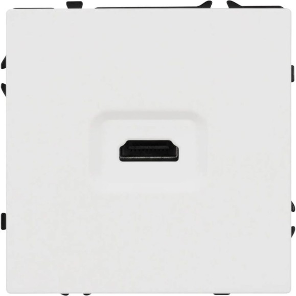 Механизм HDMI розетки Arlight SCT-NOBE-MHD1-SFPL-WH 1шт 061846