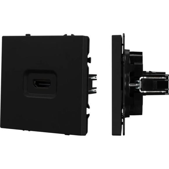 Механизм HDMI розетки Arlight SCT-NOBE-MHD1-SFPL-BK 1шт 061841