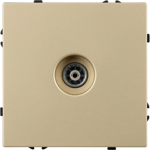 Механизм телевизионной розетки Arlight SCT-NOBE-MTV1-SFPL-GD 1шт 054294