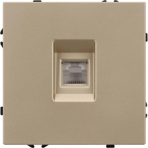 Механизм телефонной розетки Arlight SCT-NOBE-MTL1-SFPL-GD 1шт 054302 Механизм телефонной розетки Arlight SCT-NOBE-MTL1-SFPL-GD 1шт 054302