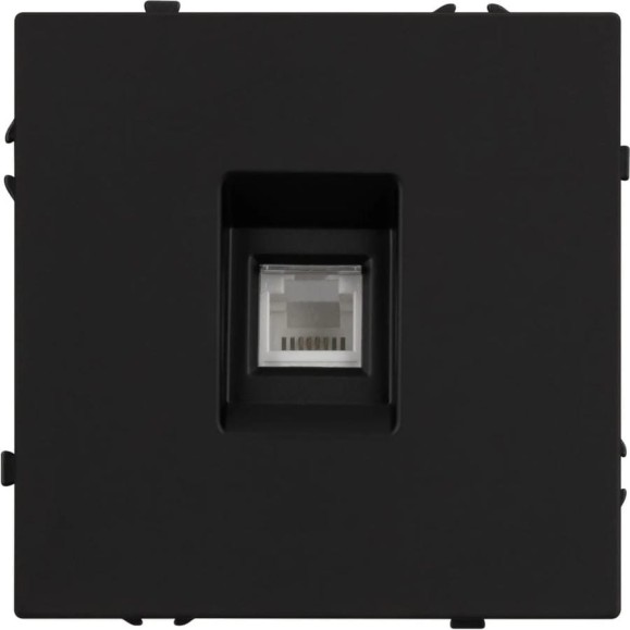 Механизм телефонной розетки Arlight SCT-NOBE-MTL1-SFPL-BK 1шт 054301 Механизм телефонной розетки Arlight SCT-NOBE-MTL1-SFPL-BK 1шт 054301