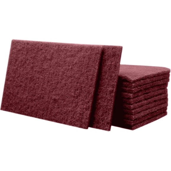 Скотч брайт Vitatools 150мм х 115мм (Scotch-Brite) шлифовальный войлок, красный SB-150*115-red