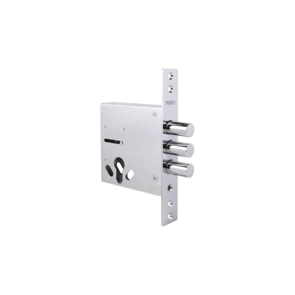Корпус врезного замка цилиндровый Punto MDV30/C-65.00 CP хром тех.уп. 60609