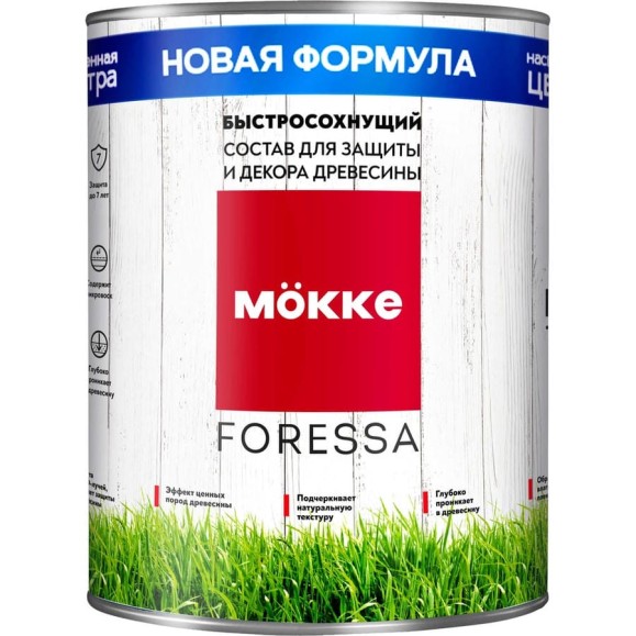 Алкидная пропитка MÖKKE FORESSA палисандр, 9л, 4469 Алкидная пропитка MÖKKE FORESSA палисандр, 9л, 4469
