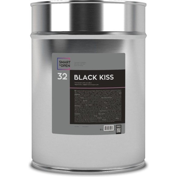 Чернитель с эффектом мокрых шин SMART BLACK KISS 32, 5 л Smart Open 15325 Чернитель с эффектом мокрых шин SMART BLACK KISS 32, 5 л Smart Open 15325