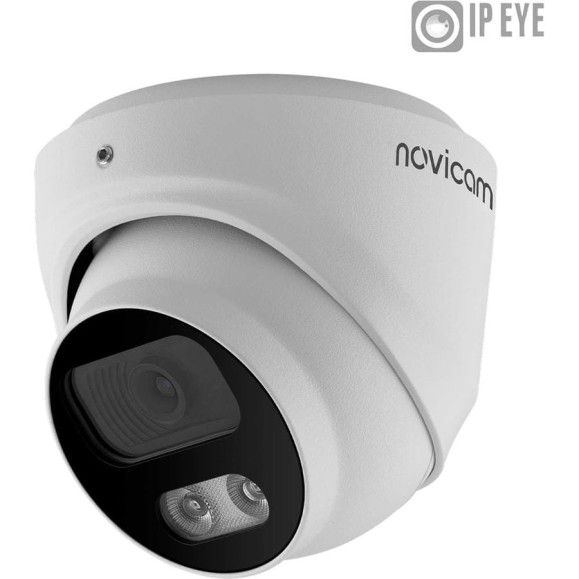 Камера видеонаблюдения IP купольная Novicam BASIC 32 1/2.9 CMOS, 3 Мп 30 к/с, 3.6 мм, ИК 25 м, PoE уличная всепогодная v. 1536