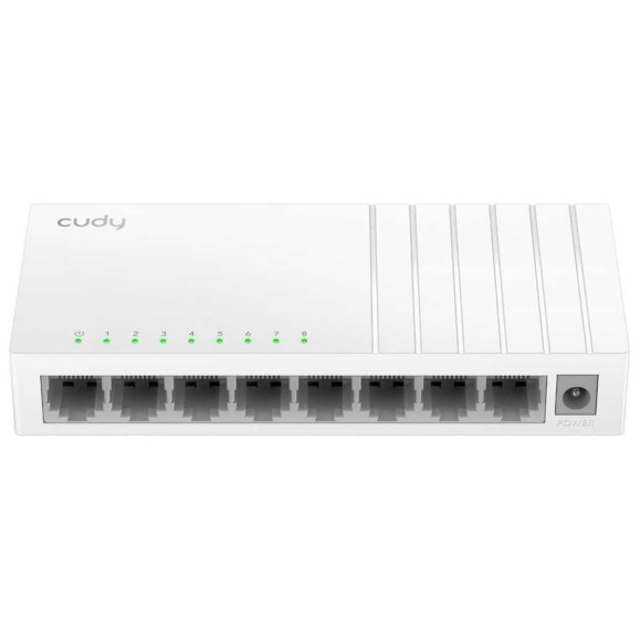 Настольный коммутатор с 8 портами Cudy FS108D 10/100 Мбит/с, пластиковый корпус 10000148967 Настольный коммутатор с 8 портами Cudy FS108D 10/100 Мбит/с, пластиковый корпус 10000148967