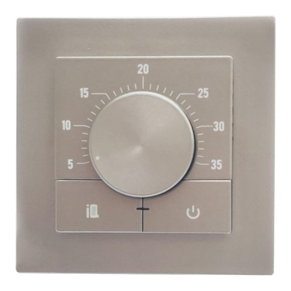 Терморегулятор IQWATT IQ Thermostat Dm шампань 101681
