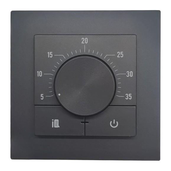 Терморегулятор IQWATT IQ Thermostat Dm черный 101679