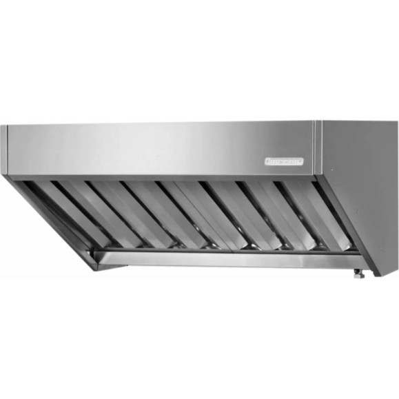 Зонт вытяжной открытый Mecon ЗВОн - 1000x700x400 Norma Inox, пристенный ЗВО-NIn1007040-п