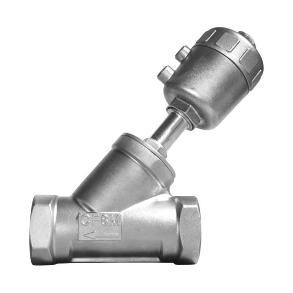 Отсечной пневматический клапан NEWKEY DN50, AISI304 NK-PASf50
