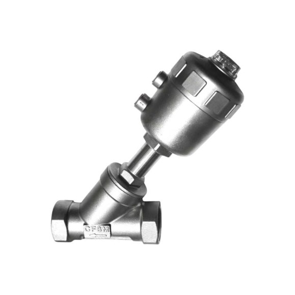 Отсечной пневматический клапан NEWKEY DN32, AISI304 NK-PASf32