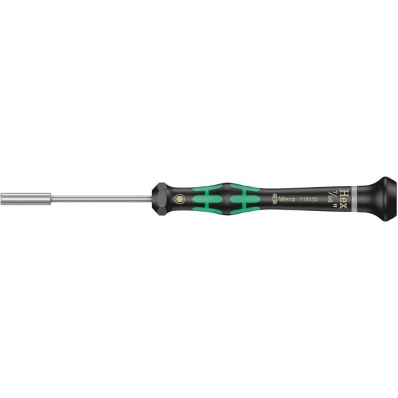 Отвёртка торцевая прецизионная, с внутренним шестигранником WERA 2069 Kraftform Micro 7/64 x 60 мм WE-118130 Отвёртка торцевая прецизионная, с внутренним шестигранником WERA 2069 Kraftform Micro 7/64 x 60 мм WE-118130