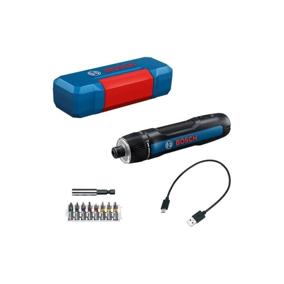 Аккумуляторная отвертка Bosch GO 3, кейс + набор бит 06019H2201