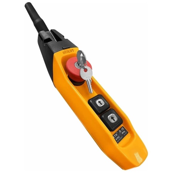Пульт управления OCALIFT 2 кнопки 1 скорость, стоп, ключ, IP55 TNHA1-61FY