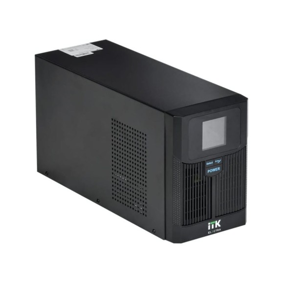 Источник бесперебойного питания ITK ELECTRA LT 1,5кВА/1,2кВт с АКБ 2х7AH USB Schuko ELT-1500VA-1-002-S