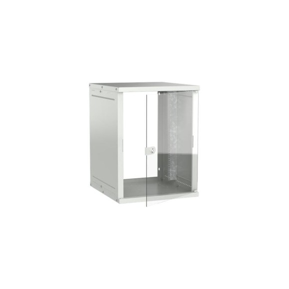 Шкаф настенный GENERICA 15U 600х650мм стеклянная дверь серый LWE3-15U67-GF-G Шкаф настенный GENERICA 15U 600х650мм стеклянная дверь серый LWE3-15U67-GF-G