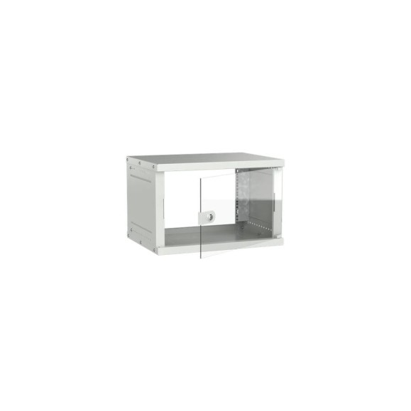 Шкаф настенный GENERICA 6U 600х450мм стеклянная дверь серый LWE3-06U64-GF-G Шкаф настенный GENERICA 6U 600х450мм стеклянная дверь серый LWE3-06U64-GF-G