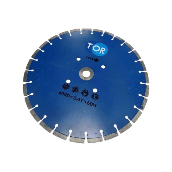 Диск по бетону для швонарезчиков HQR500A-2 (E) 400Dx3,6Tx50H (Cutter Disc 400 mm) TOR 1019724