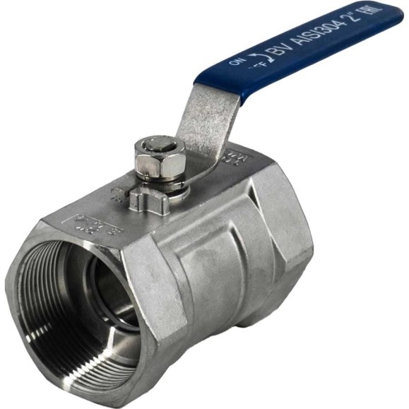Кран шаровый NEWKEY муфтовый стандартнопроходной нержавеющий 1PC AISI304 DN50 2 PN40 NK-BMG50/4 Кран шаровый NEWKEY муфтовый стандартнопроходной нержавеющий 1PC AISI304 DN50 2 PN40 NK-BMG50/4