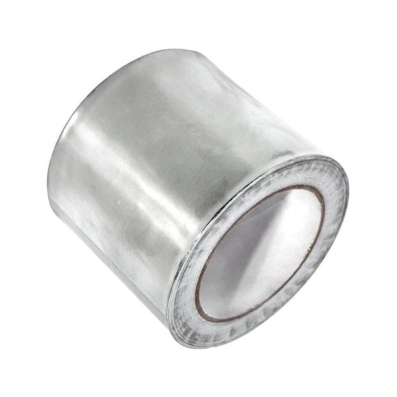 Скотч алюминиевый Stalmax LAL 100 мм (30м) монтажный (арт. 12179) (уп. 12 шт) 12179-023