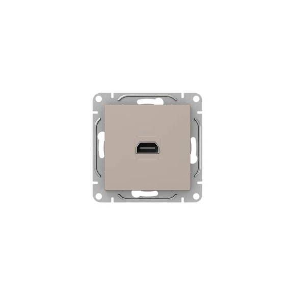 Механизм розетки EKF Эпика HDMI, кремовый UP1-SOI-HDMI