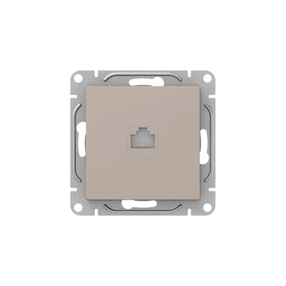 Механизм розетки EKF Эпика RJ45 (cat6), кремовый UP1-SOI-RJ45-6