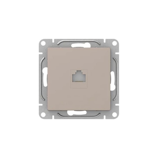 Механизм розетки EKF Эпика RJ45 (cat6), кремовый UP1-SOI-RJ45-6