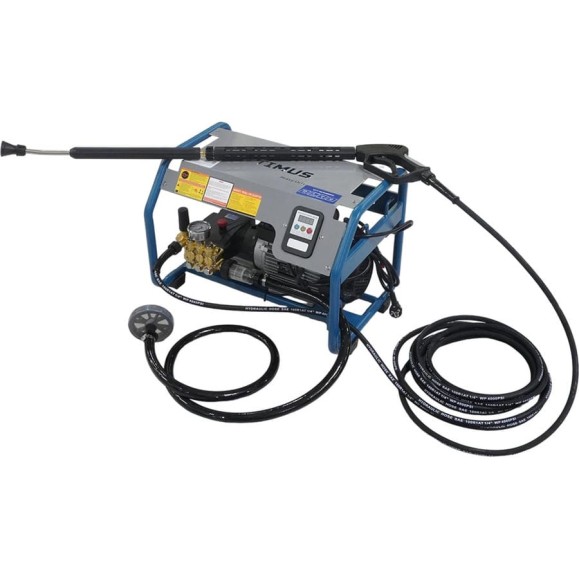 Профессиональный стационарный аппарат высокого давления Optimus 220V; 3,2KW; 150 bar; 2850 об/мин. OPT-HPW3200S