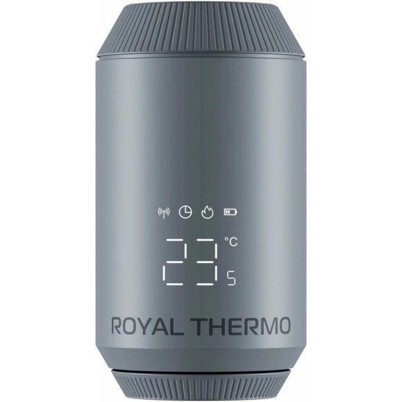Термостат радиаторный электронный Royal Thermo Smart Heat 2.0, серебристый НС-1735440