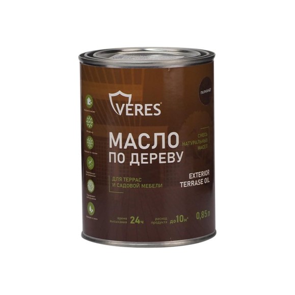 Масло для дерева Veres Exterior Terrase Oil, 0,85 л, палисандр 280552 Масло для дерева Veres Exterior Terrase Oil, 0,85 л, палисандр 280552