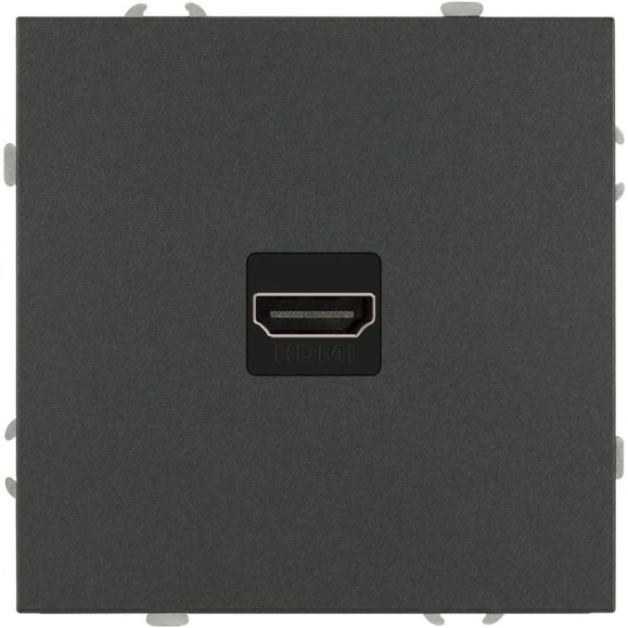 Розетка ЭРА Galaxy 15-3114-06 HDMI IP20 графит Б0070799