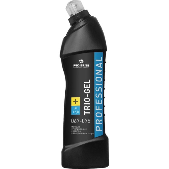 Моющее средство с отбеливающим эффектом PRO-BRITE TRIO-GEL 750 мл, концентрат 067-075 605248