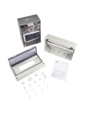 Распределительный бокс модульный навесной Jazzway PDB/W 4015 серый с прозрачной крышкой 15 модулей 5072107 Распределительный бокс модульный навесной Jazzway PDB/W 4015 серый с прозрачной крышкой 15 модулей 5072107