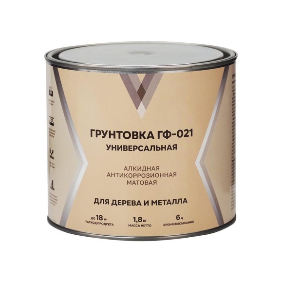 Грунт V ГФ-021  GF-07, 1,8 кг, серый 280686