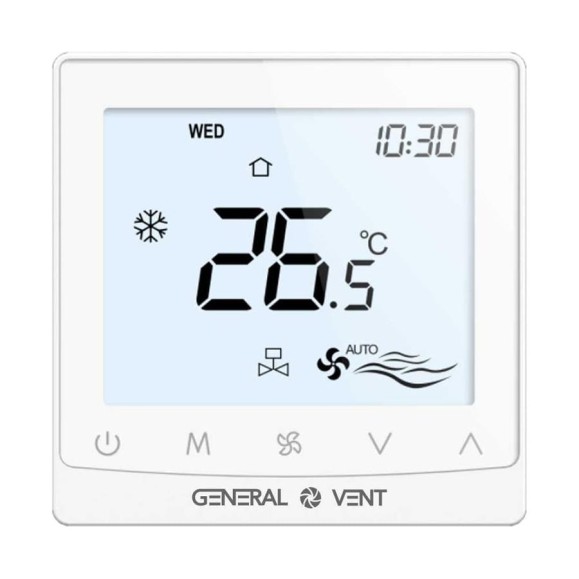 Термостат электронный General Vent GT115W-4DT(W)