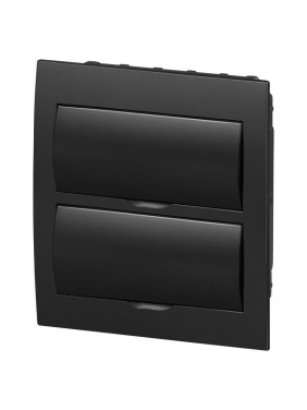 Встраиваемый бокс TDM ELECTRIC ЩРВ-П-24 модуля, пластик, IP41, Антрацит SQ0902-1006