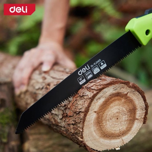 Садовая пила складная DELI 250мм Про Сад DL-YL2403 (8 TPI, трехсторонняя заточка) 229854 Садовая пила складная DELI 250мм Про Сад DL-YL2403 (8 TPI, трехсторонняя заточка) 229854
