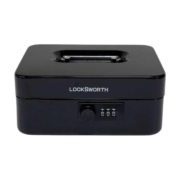 Сейф для денег и документов LockSworth мини, механический кодовый замок, черный, 210x180x100мм VS4530-BK Сейф для денег и документов LockSworth мини, механический кодовый замок, черный, 210x180x100мм VS4530-BK