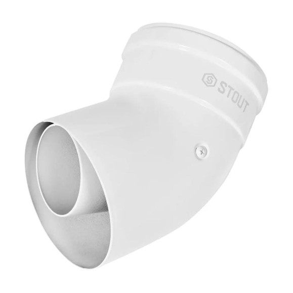 Отвод STOUT SCR-8125-000045  45 традиц, коакс, D80(п-м)/125(п-м) PEE9H4MMB408UL