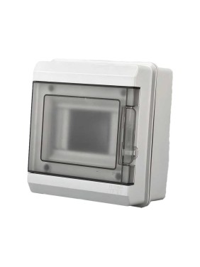Распределительный бокс модульный навесной Jazzway PDB/W 3005 серый, с прозрачной крышкой, 5 модулей 5071964 Распределительный бокс модульный навесной Jazzway PDB/W 3005 серый, с прозрачной крышкой, 5 модулей 5071964