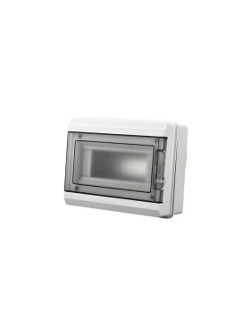 Распределительный бокс модульный навесной Jazzway PDB/W 3008 серый, с прозрачной крышкой, 8 модулей 5071988 Распределительный бокс модульный навесной Jazzway PDB/W 3008 серый, с прозрачной крышкой, 8 модулей 5071988