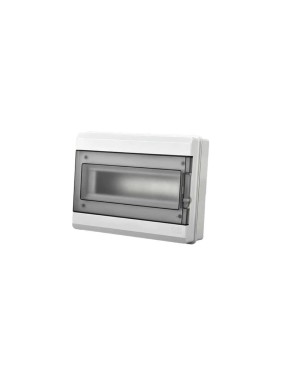 Распределительный бокс модульный навесной Jazzway PDB/W 3012 серый, с прозрачной крышкой, 12 модулей 5072008