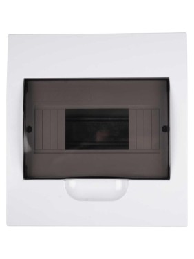 Распределительный бокс модульный встраиваемый Jazzway PDB/R 1008 белый с прозрачной крышкой 8 модуле 5071742 Распределительный бокс модульный встраиваемый Jazzway PDB/R 1008 белый с прозрачной крышкой 8 модуле 5071742