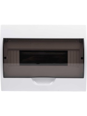 Распределительный бокс модульный навесной Jazzway PDB/W 1012 белый с прозрачной крышкой 12 модулей ( 5071674