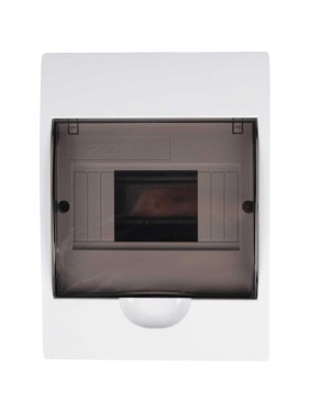 Распределительный бокс модульный навесной Jazzway PDB/W 1006 белый с прозрачной крышкой 6 модулей (Щ 5071650 Распределительный бокс модульный навесной Jazzway PDB/W 1006 белый с прозрачной крышкой 6 модулей (Щ 5071650