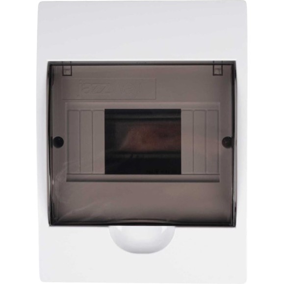 Распределительный бокс модульный навесной Jazzway PDB/W 1006 белый с прозрачной крышкой 6 модулей (Щ 5071650