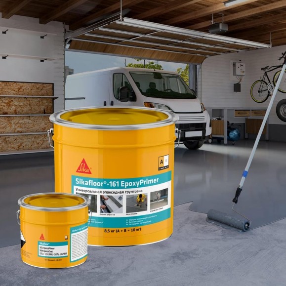 Грунтовка SIKA Floor-161 EpoxyPrimer А + В 10 кг, на эпоксидной основе 849743 Грунтовка SIKA Floor-161 EpoxyPrimer А + В 10 кг, на эпоксидной основе 849743